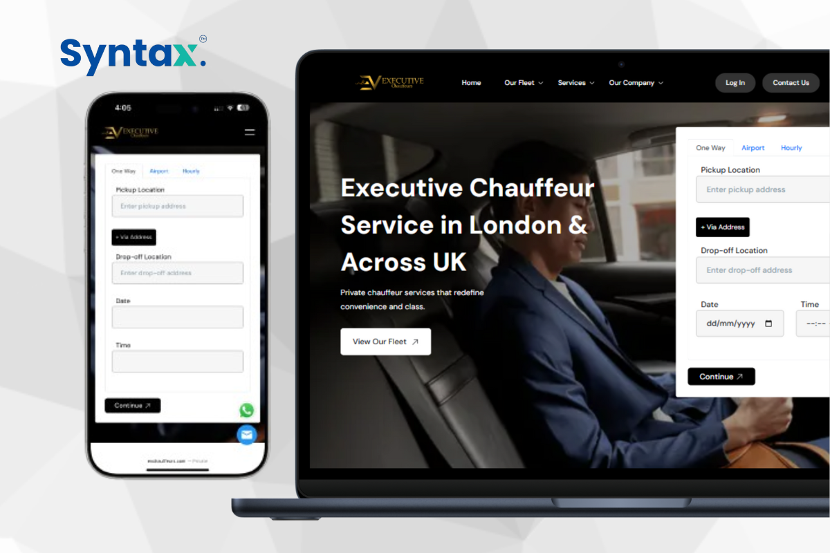EV Chauffeurs – Luxury Electric Chauffeur Service Platform