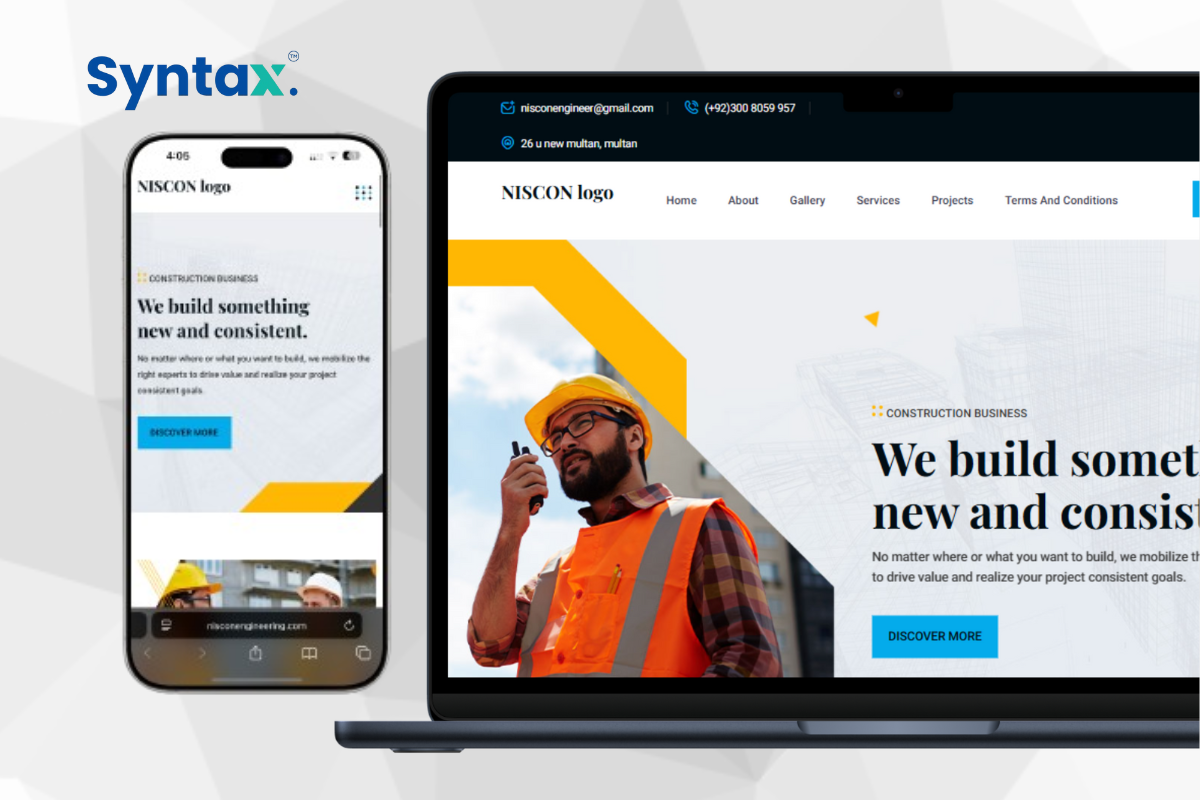 Niscon Engineering – Civil & Structural Engineering, Construction, and Infrastructure Solutions