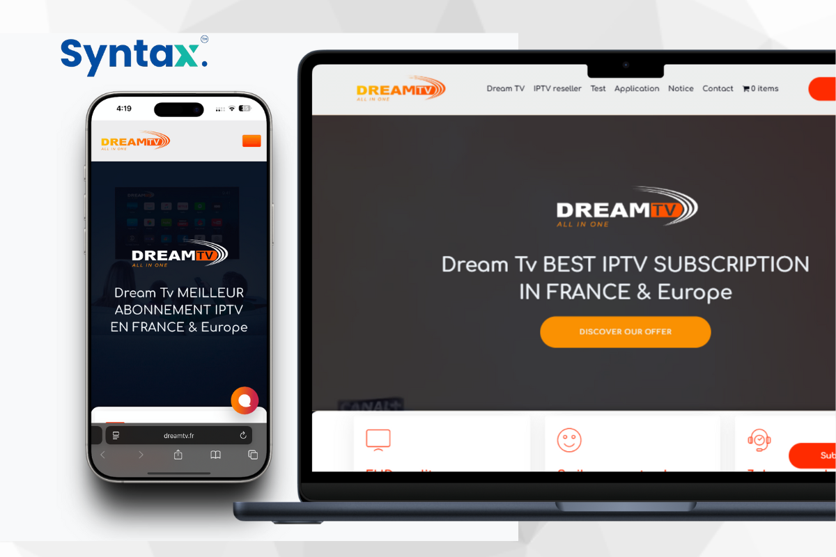 Dream TV – Subscription-Based IPTV Streaming Platform (France)